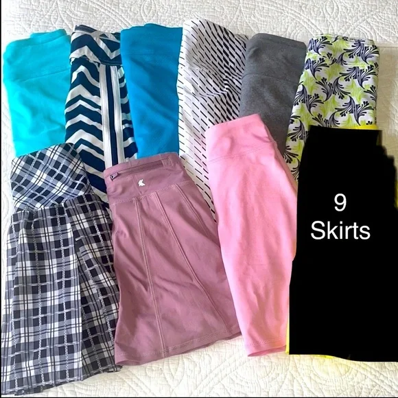 Ladies Golf Skirt Lot of 9 - Picture 1 of 10